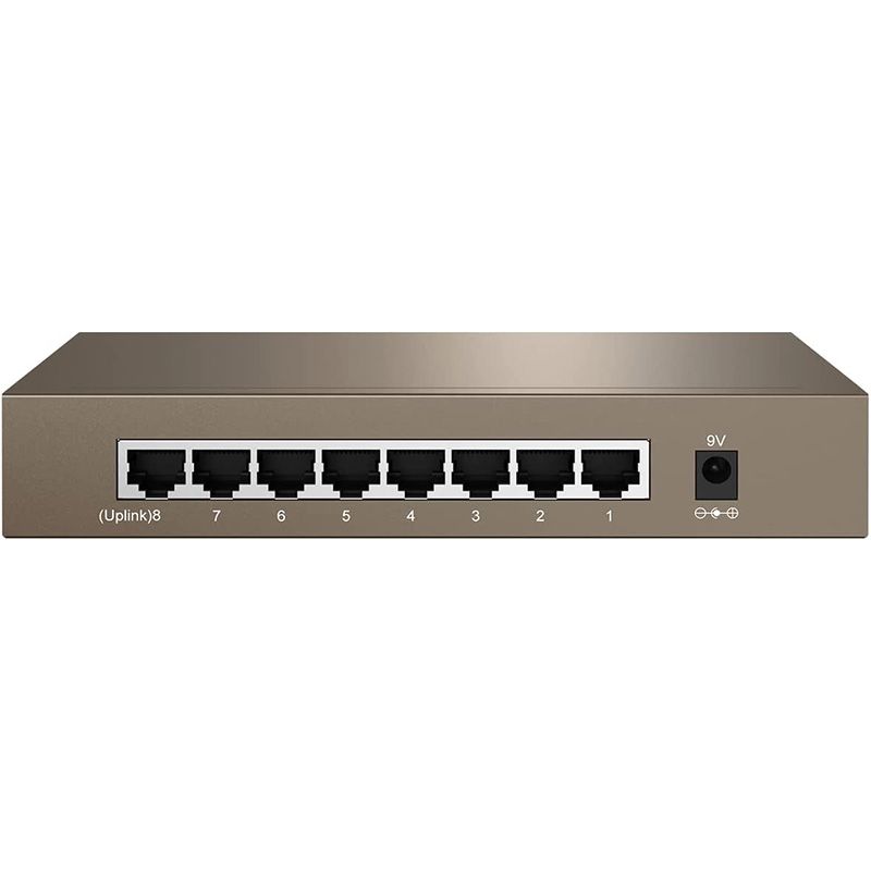 Комутатор TENDA TEG1008D 8port 10/100/1000 BaseTX, desktop, метал (TEG1008D)