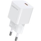 Зарядний пристрій 1xUSB-С 20W PD білий Choetech (PD5010-EU-WH)