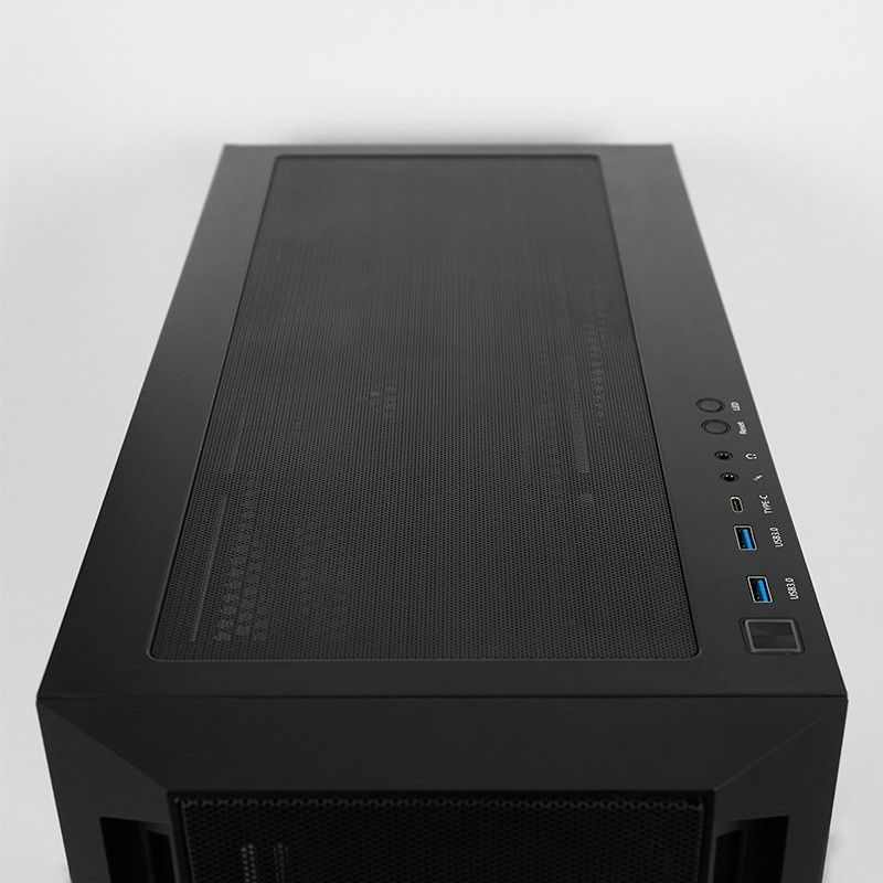 Корпус Chieftec APEX AIR GA-01B-M-OP 3x140mm, USB-C, E-ATX, без БЖ, Black (GA-01B-M-OP)