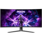 TFT 34" AOC AG346UCD, QD-OLED, UWQHD, 175Гц, 0,03мс, вигнутий, HDMIx2, DP, USB-hub, HAS, чорно-сірий (AG346UCD)