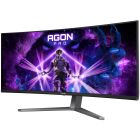 TFT 34" AOC AG346UCD, QD-OLED, UWQHD, 175Гц, 0,03мс, вигнутий, HDMIx2, DP, USB-hub, HAS, чорно-сірий (AG346UCD)