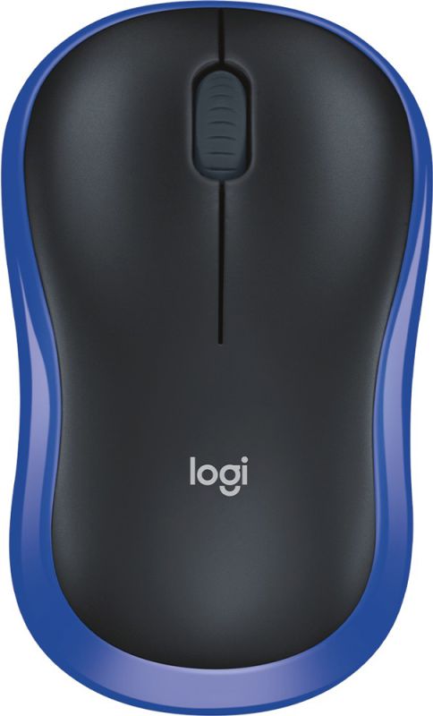 Мишка Logitech M185 бездротова, Blue (new) (910-002236)