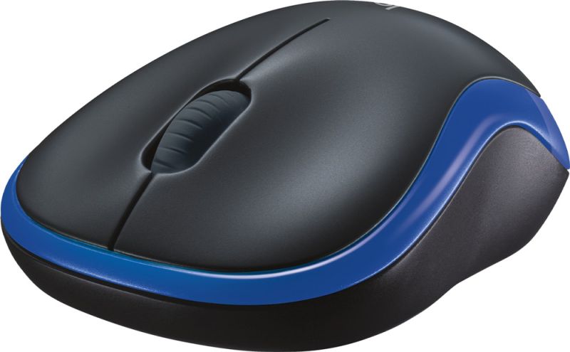 Мишка Logitech M185 бездротова, Blue (new) (910-002236)
