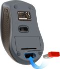 Мишка Defender Accura MM-935, бездротова, 4кн., до 1600dpi, сіра (52936)