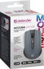 Мишка Defender Accura MM-935, бездротова, 4кн., до 1600dpi, сіра (52936)