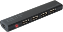 Хаб USB 2.0 -> 4xUSB 2.0 Black Defender (83200)