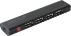 Хаб USB 2.0 -> 4xUSB 2.0 Black Defender (83200)