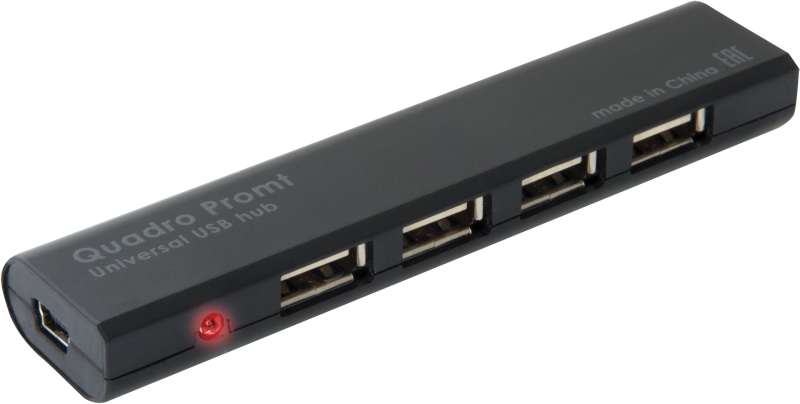 Хаб USB 2.0 -> 4xUSB 2.0 Black Defender (83200)