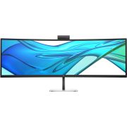 TFT 49" HP S5 Pro 549pm, VA, DQHD, RJ-45, HDMI, DP, USB-C, cam, чорний (B7GV8AA)