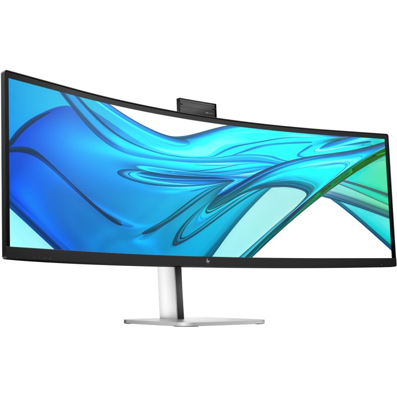 TFT 49" HP S5 Pro 549pm, VA, DQHD, RJ-45, HDMI, DP, USB-C, cam, чорний (B7GV8AA)