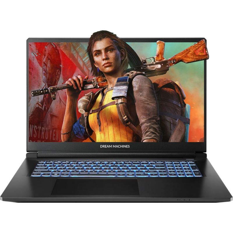 Dream Machines 17.3” FHD 144Hz, 300n/Ryzen 7 H255/16 GB/SSD 512GB/RTX5060/GLAN/DOS (RT5060-17UA26)