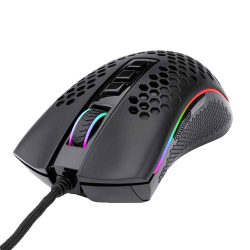 Мишка Redragon Storm Elite RGB, ігрова, 16000dpi., 10кн., чорна (77853)
