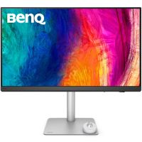 TFT 32" BenQ PD3226G, IPS, 4K, 144Hz, HDMI, DP, USB-C, HAS, Pivot, кол., біло-сріблястий (9H.LMVLA.TBE)