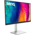 TFT 32" BenQ PD3226G, IPS, 4K, 144Hz, HDMI, DP, USB-C, HAS, Pivot, кол., біло-сріблястий (9H.LMVLA.TBE)