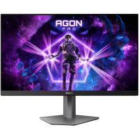 TFT 24.1" AOC AG246FK6, Ultra-Fast TN eSports, 610Hz, 2xHDMI, DP, USB-hub, HAS, Pivot, чорно-сірий (AG246FK6)