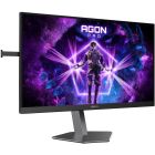 TFT 24.1" AOC AG246FK6, Ultra-Fast TN eSports, 610Hz, 2xHDMI, DP, USB-hub, HAS, Pivot, чорно-сірий (AG246FK6)