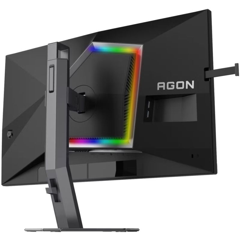 TFT 24.1" AOC AG246FK6, Ultra-Fast TN eSports, 610Hz, 2xHDMI, DP, USB-hub, HAS, Pivot, чорно-сірий (AG246FK6)