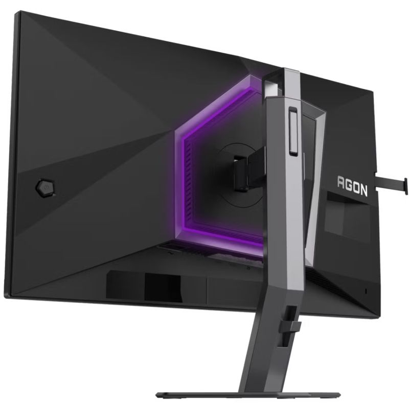 TFT 24.1" AOC AG246FK6, Ultra-Fast TN eSports, 610Hz, 2xHDMI, DP, USB-hub, HAS, Pivot, чорно-сірий (AG246FK6)