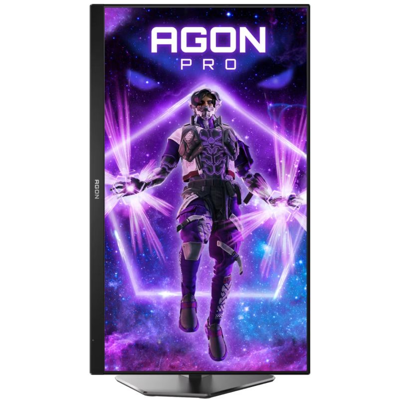 TFT 24.1" AOC AG246FK6, Ultra-Fast TN eSports, 610Hz, 2xHDMI, DP, USB-hub, HAS, Pivot, чорно-сірий (AG246FK6)