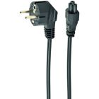 Кабель живлення 220В 0.5м, 3*0.75мм, CEE7/7-C5 Schuko Cablexpert VDE (PC-186-ML12-0.5M)