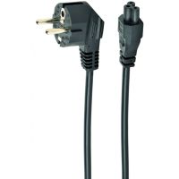 Кабель живлення 220В 0.5м, 3*0.75мм, CEE7/7-C5 Schuko Cablexpert VDE (PC-186-ML12-0.5M)