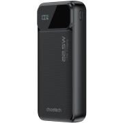 УМБ Choetech 20000mAh 22.5W PD,QC3.0 2USB-A+USB-C In/Out Black (B729-ACBK)
