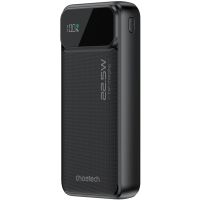 УМБ Choetech 20000mAh 22.5W PD,QC3.0 2USB-A+USB-C In/Out Black (B729-ACBK)