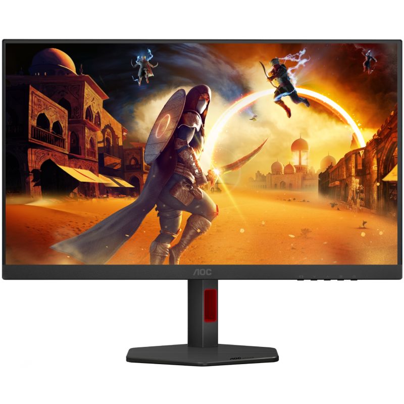TFT 27" AOC Q27G4SRU, QHD, Fast IPS, 320Hz,1ms, 2xHDMI, DP, USB-хаб, HAS, чорно-червоний (Q27G4SRU)