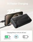 УМБ Joyroom 20000mAh 22,5W PD,QC3.0, 2xUSB-A, USB-C In/Out Black (JR-PBF16)