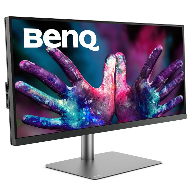 TFT 34" BenQ PD3420Q, IPS, WQHD, 2 x HDMI, DP, USB-C, USB-hub, HAS, колонки, темно-сірий (9H.LJHLB.QPE)