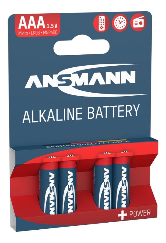 Батарейка Ansmann AAA/LR03 BL 4шт (5015553)