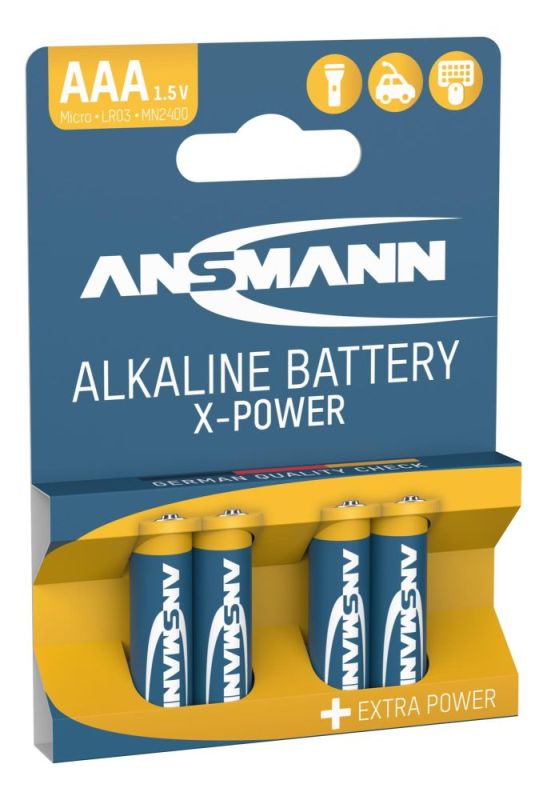 Батарейка Ansmann X-Power AAA/LR03 BL 4шт (5015653)