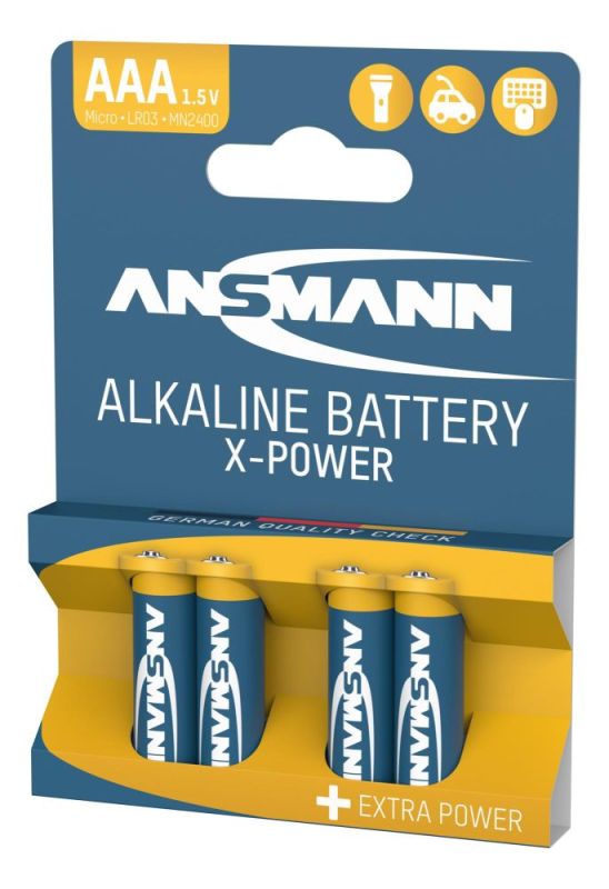 Батарейка Ansmann X-Power AAA/LR03 BL 4шт (5015653)