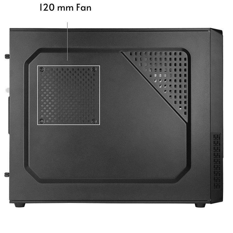 Корпус Chieftec UNI UC-03B-OP, без БЖ, ATX, Black (UC-03B-OP)