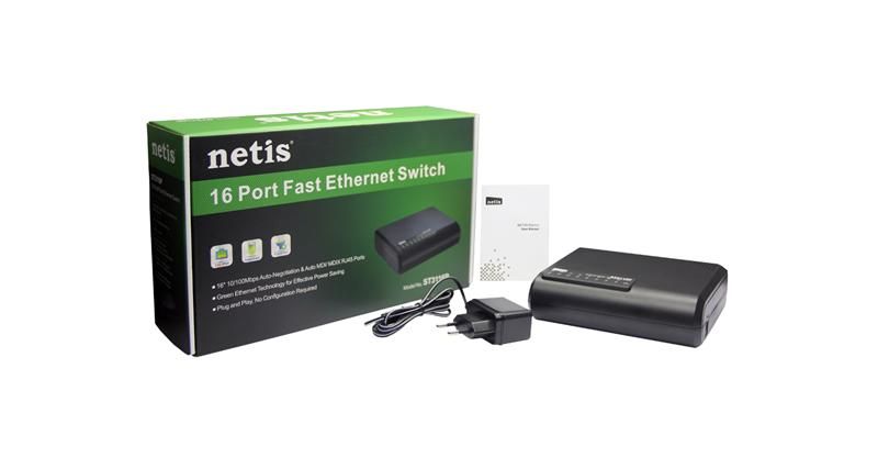 Коммутатор Netis (ST3116P)