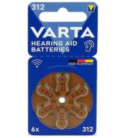 Батарейка Varta 312 PR41 BL 6 шт. (для слухових апаратів) (5110)