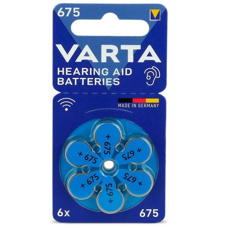 Батарейка Varta 675 PR44 BL 6 шт. (для слухових апаратів) (5111)