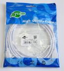 Кабель Atcom USB - USB Type-B V 2.0 (M/M), 1.8 м, ферит, білий пакет (3795)