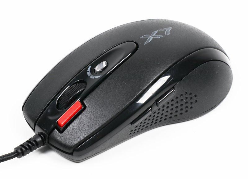 Миша A4Tech X-710BK Black USB + килимок A4Tech X7-200MP (X-7120)