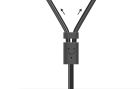 Кабель AUX Audio TRS - RCAx2 M/M 1.0м UGREEN AV102 Чорний (10772)