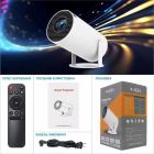 Проєктор AGN HY300A LED projector HD 100AL 16:9 RK3326 1G/8G Android 9 HDMI WiFi BT білий (AGN-HY300A)