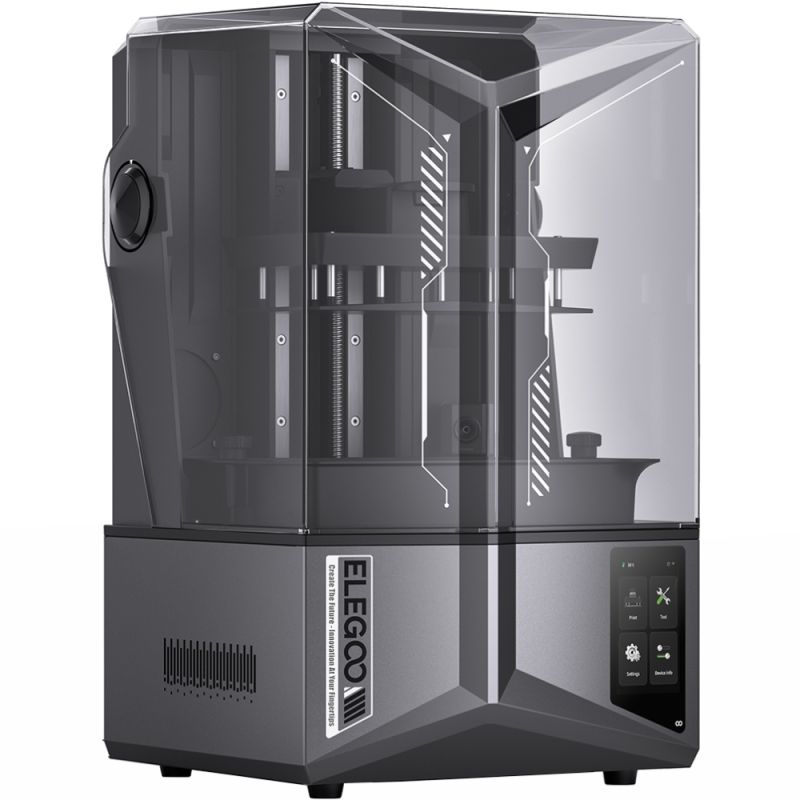 Принтер 3D ELEGOO Saturn 4 Ultra 12K(LCD ±0.1 mm Chitubox MSLA 218.88x122.88x220 mm WiFi USB сірий) (50.101.036300)