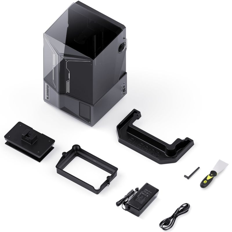 Принтер 3D ELEGOO Saturn 4 Ultra 12K(LCD ±0.1 mm Chitubox MSLA 218.88x122.88x220 mm WiFi USB сірий) (50.101.036300)
