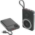 УМБ Choetech Magnetic Wireless 10000mAh 22.5W,PD,QC3.0 USB-A,2xUSB-C AppleWatchcharg,build in type-C (B695-BK)