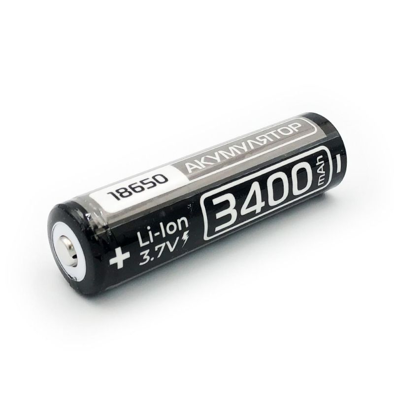 Аккумулятор Rablex 18650 Li-Ion 3400mAh (без защиты) (RB-18-3400B)