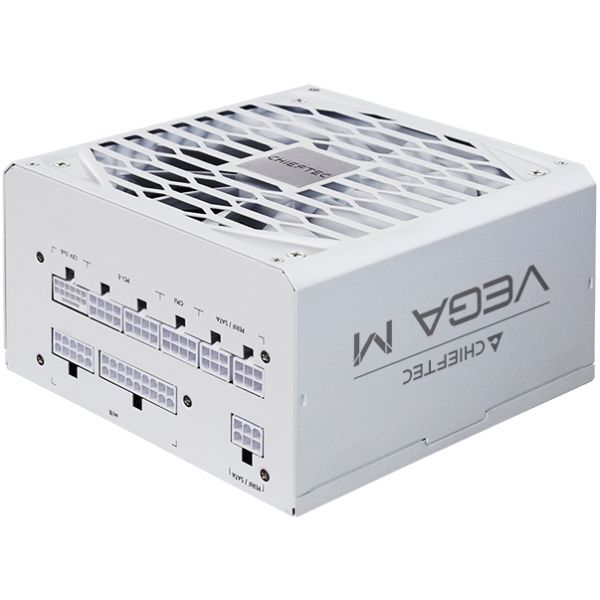 БЖ 1000W Chieftec VEGA M PPG-1000-CW ATX 3.1 135mm, 80+ Gold, Fully modular, WHITE, Retail (PPG-1000-CW)