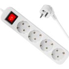 Power filtr 1.8м Defender S418, 4 розетки, з вимикачем, заземленням (992370)
