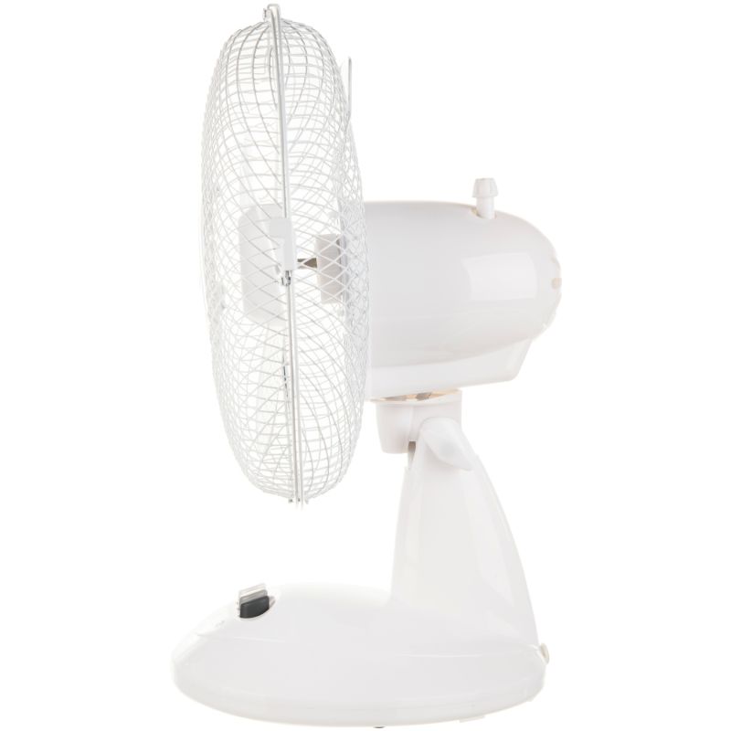 Вентилятор AdlerAD 7302 white настільний/ 45Вт/ D=23см/ автоповорот/ білий (AD7302)