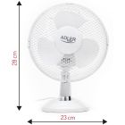 Вентилятор AdlerAD 7302 white настільний/ 45Вт/ D=23см/ автоповорот/ білий (AD7302)