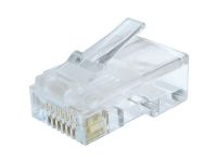 Конектор RJ 45 Cablexpert 8P8C, Cat.6, із позолоченими контактами (50 шт/уп) (LC-8P8C-002/50)
